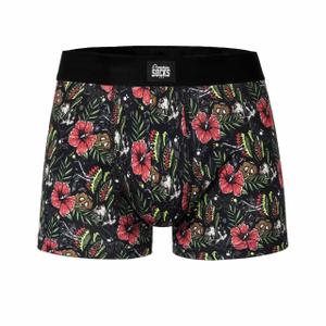 asu022-boxer-american-socks-carnivorous-black-red
