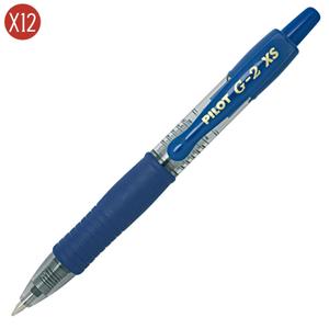 041195-pack-of-12-ballpoint-pens-bic-pilot-g2-mini-blue-one-size