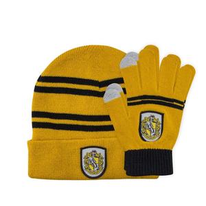 hpe60118-children-s-hat-and-mittens-cinereplicas-harry-potter-hufflepuff-yellow-one-size