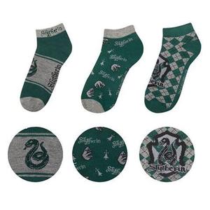 hpe60663-football-socks-cinereplicas-harry-potter-slytherin-x3-green-gray-black-35-45
