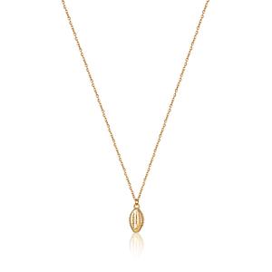 an008g-queen-of-shells-necklace-deesse-gold-18-7x9-2-mm