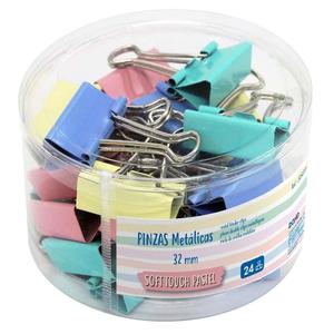 213004-bottle-of-24-metal-tweezers-dohe-multicolour-one-size