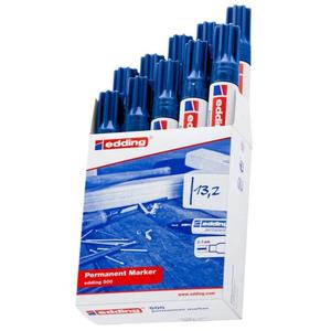 261062-markers-edding-500-x10-blue-one-size