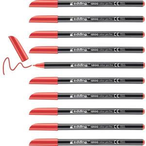 261069-markers-edding-1200-x10-red-one-size