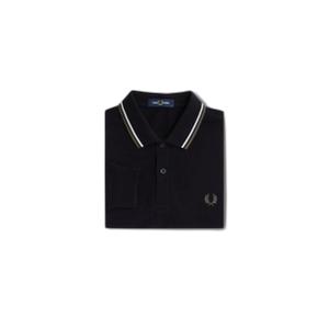 fpm3636-w54-long-sleeve-polo-with-double-trim-fred-perry-noir-ecru-laurier-vert