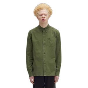 fpm5516-w19-long-sleeve-shirt-fred-perry-oxford-vert-laurel-wreath
