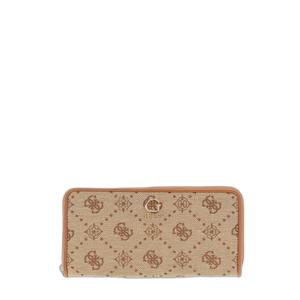 swjp96-54146-ltl-large-zip-wallet-for-women-guess-neda-latte-logo-one-size