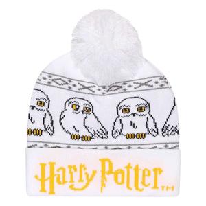 har06054bewos-bonnet-heroes-inc-harry-potter-pom-pom-hedwig-snow-white-one-size
