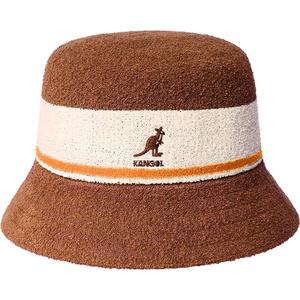 k3326st-mh240-kangol-bermuda-stripe-bucket-hat-mahogany