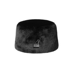 k5419-bs002-faux-fur-hat-kangol-topper-black-solid
