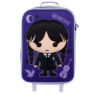 8445118067897-girl-s-trolley-bag-karactermania-wednesday-chibi-3d-purple-33x46x17-cm