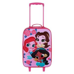8445118088045-girl-s-trolley-bag-karactermania-disney-princess-3d-pink-52-cm