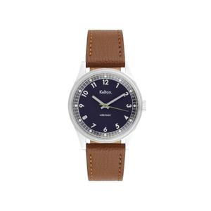 9126042-watch-kelton-heritage-navy-camel-38-mm