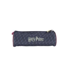hap52888-round-pencil-case-for-children-kid-abord-harry-potter-gold-black-22x7-cm