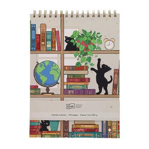 ppcarad34h01-drawing-pad-kiub-bug-art-chatons-bibli-gm-multicolour-one-size