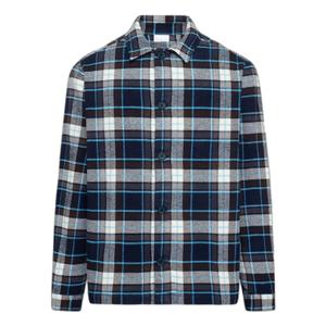 1190033-7021-cotton-flannel-shirt-jacket-knowledgecotton-apparel-blue-check