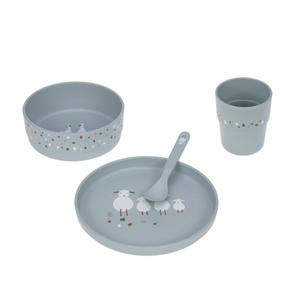 1310062841-baby-crockery-set-lassig-tiny-farmer-mouton-oie-blue-one-size
