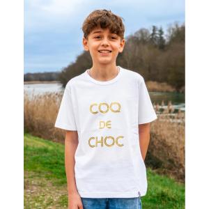 tshjog-boy-s-t-shirt-les-poulettes-fitness-family-white-and-gold