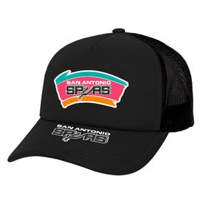 5hsssh22020-sasblck-trucker-cap-san-antonio-spurs-nba-team-origins-hwc-black-one-size