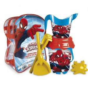 919030-backpack-with-beach-accessories-for-children-mondo-spiderman-azul-y-rojo-one-size