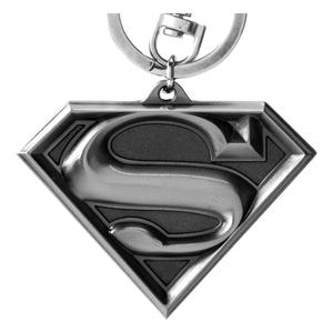mngm45063-metal-key-ring-monogram-international-dc-comics-superman-black-one-size