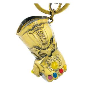 mngm68794-metal-key-ring-monogram-international-marvel-infinity-gauntlet-golden-one-size