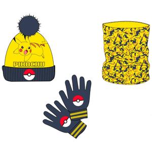 8436580114479-nintendo-pokemon-pikachu-scarf-hat-and-gloves-set-yellow-black-one-size