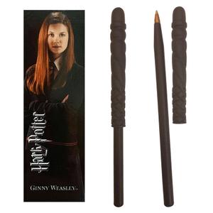 849421004002-baguette-pen-and-bookmark-noble-collection-harry-potter-ginny-weasley-brown-one-size