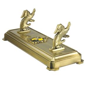 849421004088-rod-holder-noble-collection-harry-potter-hufflepuff-golden-20x8x8-cm