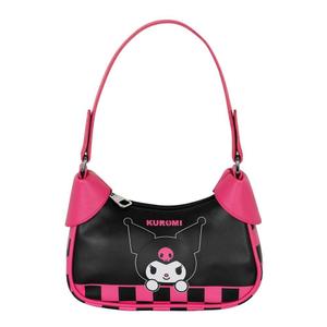 8445118076974-women-s-handbag-ociostock-hello-kitty-kuromi-black-pink-21-5x8x11-5-cm
