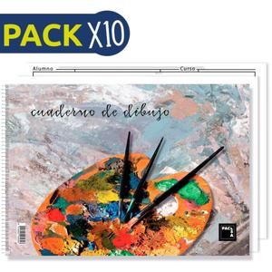 023026-pack-of-10-smooth-drawing-pads-20-sheets-pacsa-folio-multicolour-21-5x31x18-cm