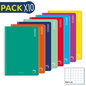 024242-pack-of-10-notepads-80-squared-sheets-pacsa-multicolour-31-5x21-5x4-cm