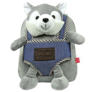 8015831130521-reversible-backpack-with-plush-toy-perletti-husky-harry-grey-26x21x8-cm