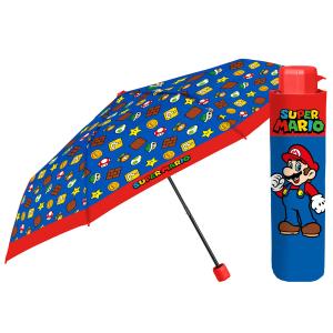 8015831750590-manual-folding-umbrella-perletti-super-mario-bros-mario-blue-91-cm