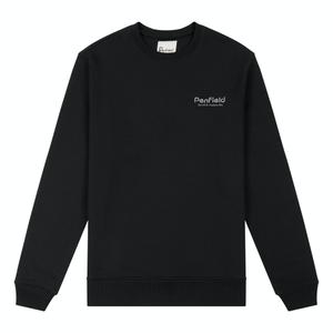 pfd0029-023-sweatshirt-penfield-hudson-script-crew-black