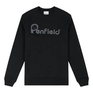 pfd0030-023-sweatshirt-penfield-bear-chest-print-black