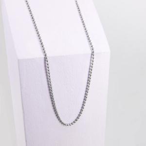 pt-ne-02-ba-ss-38-xx-women-s-ball-chain-necklace-ponytail-co-steel-38-cm