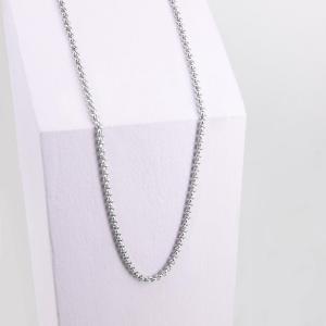 pt-ne-04-lx-ss-38-xx-women-s-solid-round-link-necklace-ponytail-co-steel