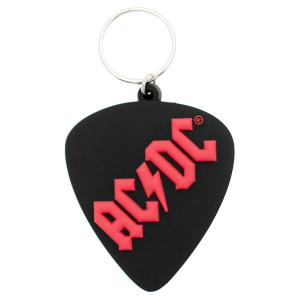 kh259-keychain-rock-a-gogo-ac-dc-plectrum-mediator-black-red-silver-5-5x6-cm
