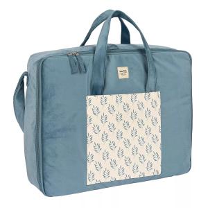 8412688509720-women-s-maternity-bag-safta-leaves-blue-50x40x14-cm