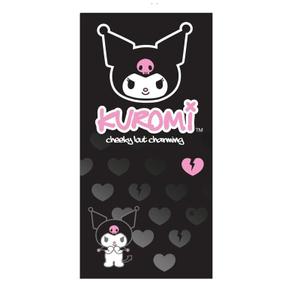 5904009221181-microfiber-beach-towel-sanrio-kuromi-black-pink-70x140-cm