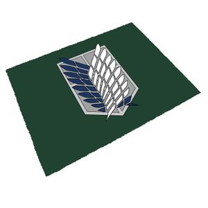 8435450260322-doormat-sd-toys-attack-on-titan-emblema-scout-green-60x40-cm