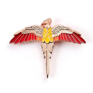 5055583441042-badge-the-carat-shop-harry-potter-fawkes-multicolour-one-size
