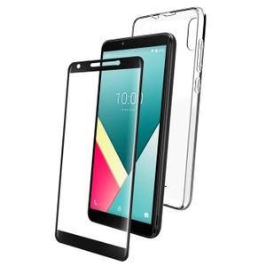wipak0028-flexible-shell-and-tempered-glass-pack-wiko-wiko-y61-transparent-one-size